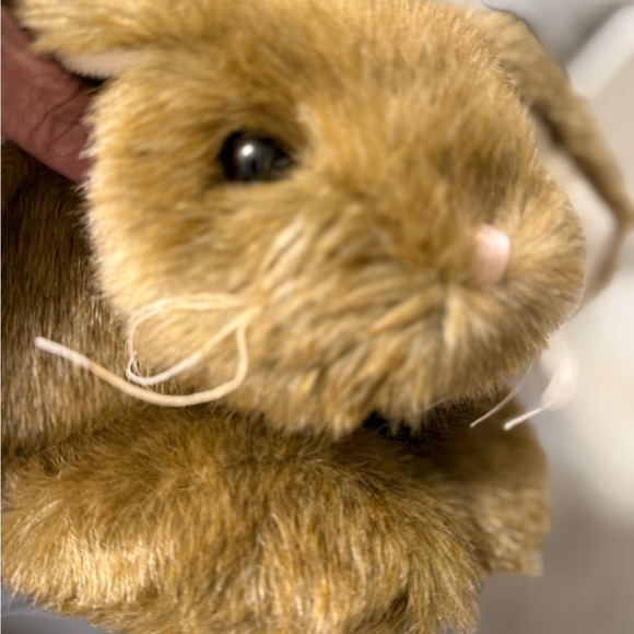 Bearington Brown Bunny Easter Plush Basket - Picture 6 of 8